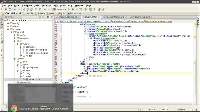 Zend Framework 2.1 tutorial 5: ViewModel basics смотреть онлайн