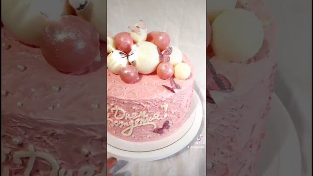 Торт с бабочками для девочки смотреть онлайн