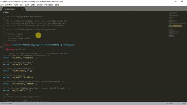Secure the wp-config.php file for WordPress Security смотреть онлайн