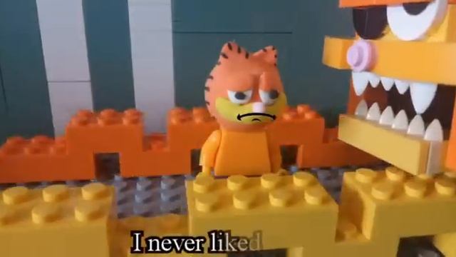 Garfield Gameboy'd COMPLETE | Lego version | Stop Motion смотреть онлайн