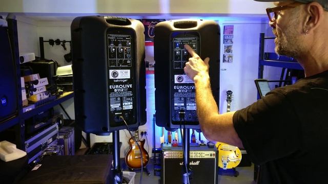 Behringer B112W Powered Speakers How To Link The Speakers With Bluetooth At Northern Beaches PA Hir