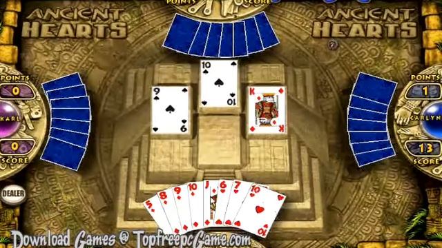 Ancient Hearts And Spades Card Game www playmi com смотреть онлайн