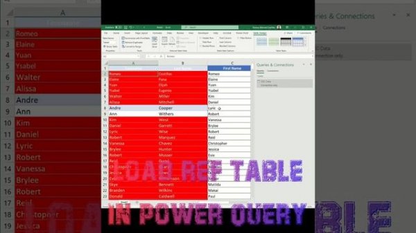 Excel Query: How to Check Values if Exists in Another Table; Match Data Using Power Query