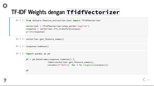 SKLearn 11 | TF-IDF Term Frequency - Inverse Document Frequency | Belajar Machine Learning Dasar смотреть онлайн