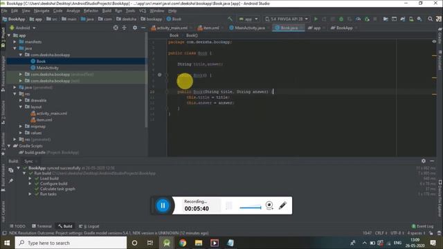 How to create Book App using Firebase in Android Studio | Android App Development (Java) смотреть онлайн