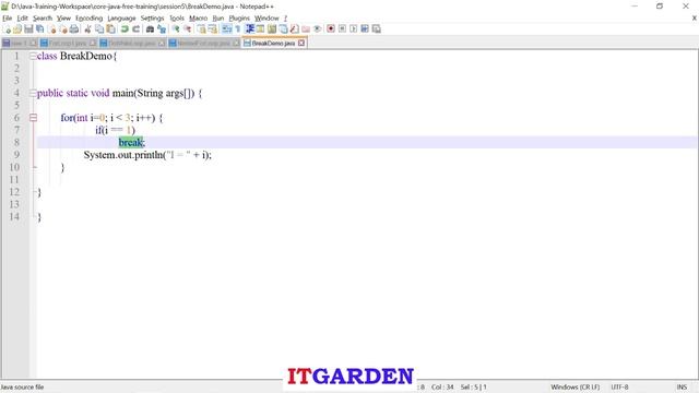 Core Java Session 5 Nested for loop, continue keyword and break statement смотреть онлайн