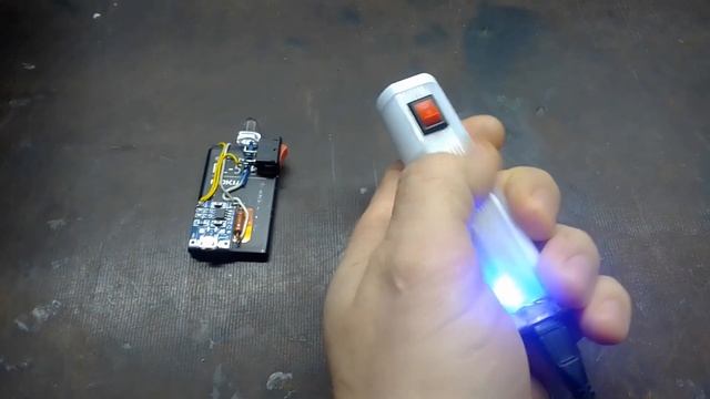 Фонарик из корпуса LED Т8 своими руками. смотреть онлайн