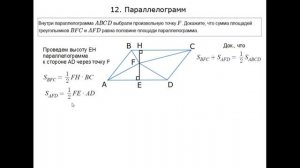 ОГЭ 24 | КАК РЕШИТЬ ЗАДАЧУ НА ДОКАЗАТЕЛЬСТВО | ПЛОЩАДЬ ПАРАЛЛЕЛОГРАММА