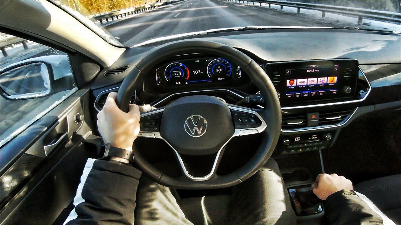 2021 Volkswagen Polo 1.6 MPI AT - POV TEST DRIVE смотреть онлайн