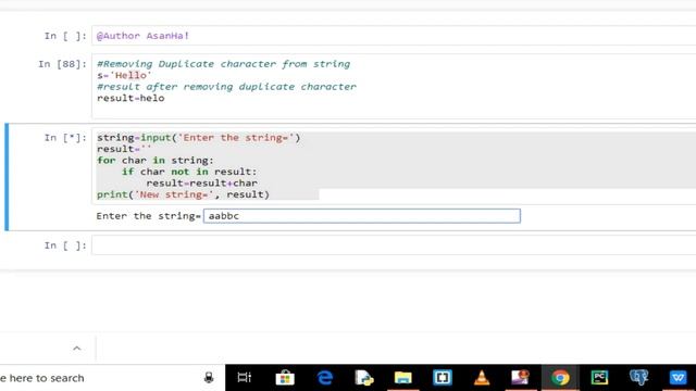 Python program to remove duplicate character from string | hindi смотреть онлайн