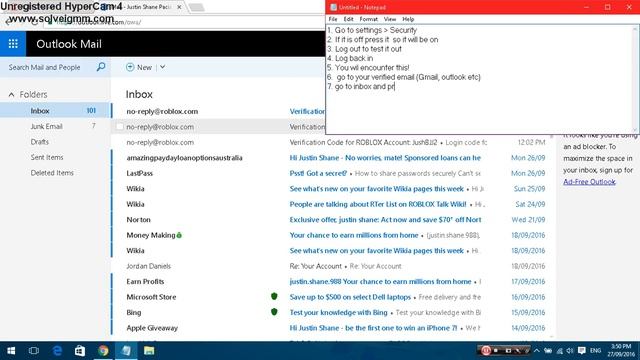 How to use 2 step verification ROBLOX 2016 смотреть онлайн