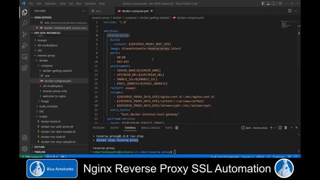 Nginx Reverse Proxy SSL Automation with Docker, Let’s Encrypt and Cron смотреть онлайн