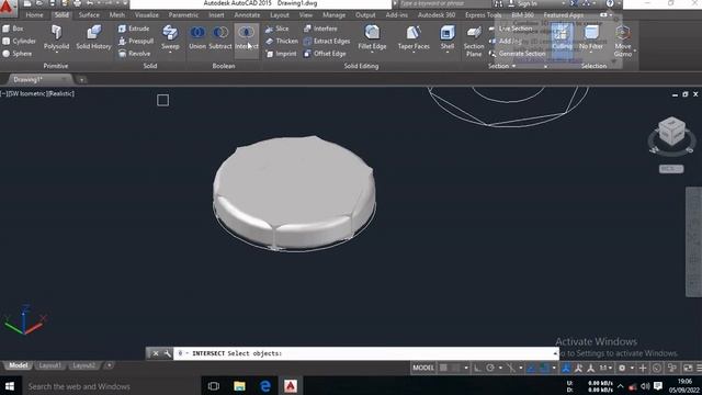 How to draw 3D Nut Bolt in AutoCAD. 3d autocad tutorial bangla. смотреть онлайн