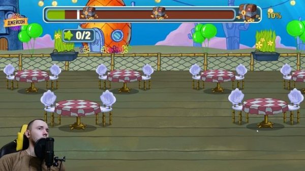 ЖАРИМ БЛИНЫ | Прохождение SpongeBob Krusty Cook Off | SpongeBob Krusty Cook Off на андроид