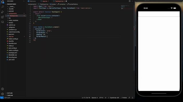 React Native - Custom text input смотреть онлайн