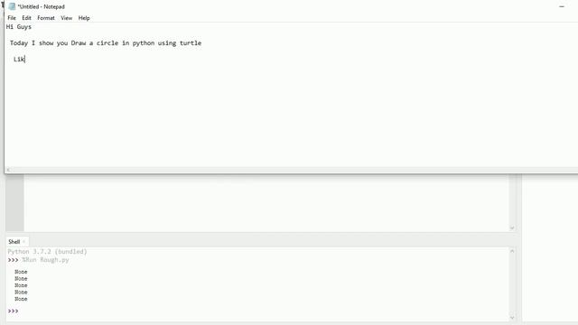 Create a elliptical circle using python (turtle) смотреть онлайн