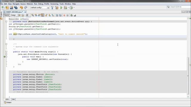 TO INSERT DATA FROM JAVA NETBEANS TO MYSQL USING CONNECTIVITY. смотреть онлайн