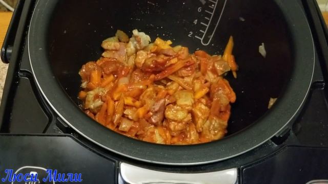 Очень вкусная КАРТОШКА с МЯСОМ в мультиварке! Рецепт тушенной картошки с мясом в мультиварке . смотреть онлайн