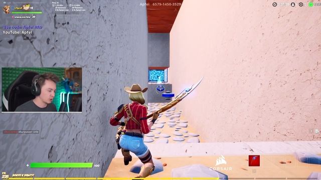 Его первая Паркур карта в Фортнайт! смотреть онлайн