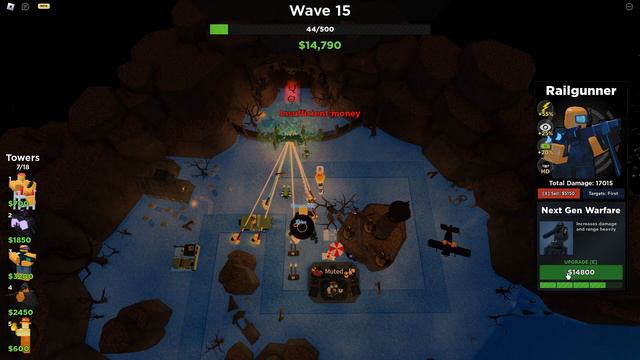 Прохождение ивента втроем | Roblox: Tower Battles [Halloween Event 2023] смотреть онлайн