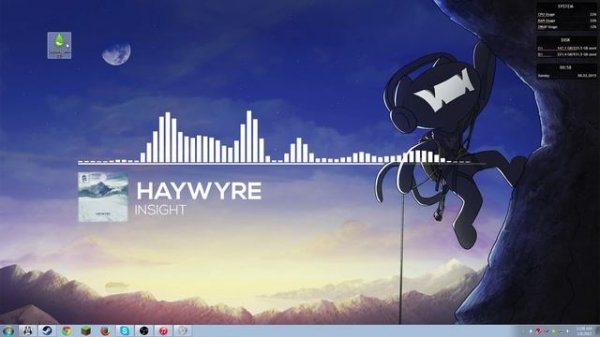 Monstercat Live Visualizer (Rainmeter! Free and Easy!)