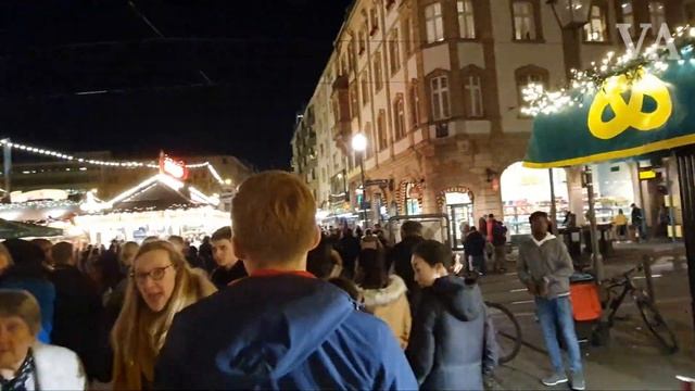 Рождественский рынок города Франкфурт на Майне, Weihnachtsmarkt 2019 Frankfurt am Main смотреть онлайн