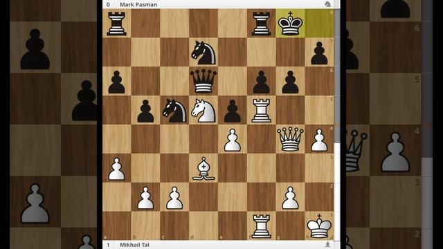 Tal vs Pasman 1953 смотреть онлайн