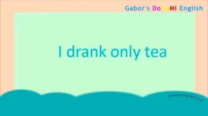 Past simple songs | Grammar chant | Gábor's songs and grammar chants | I went to the city