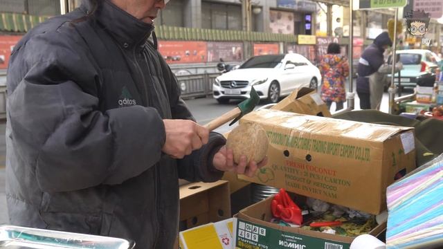 코코넛 / Coconut - Korean Street Food / 대구 서문시장 길거리 음식
