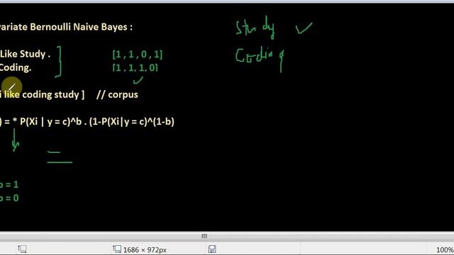 Bernoulli Multivariate Naive Bayes | Machine Learning смотреть онлайн
