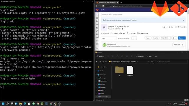Como subir repositorios locales de GIT a GITLAB смотреть онлайн