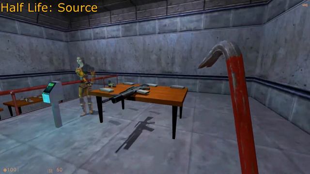 Half Life, Half Life: Source Comparison: Hazard Course