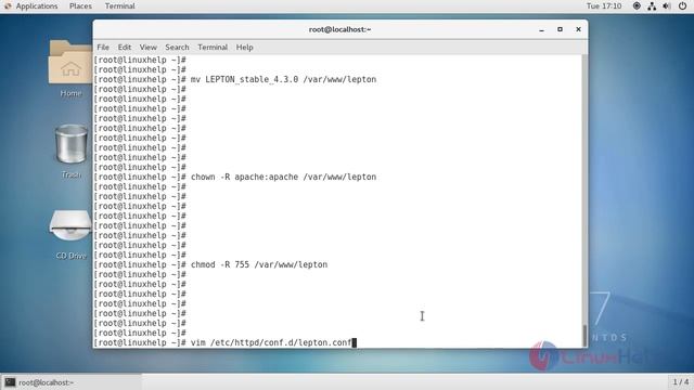 How to install Lepton CMS on CentOS 7.5 смотреть онлайн