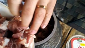 Афганский казан: подготовка к первому использованию+ приготовление простейшего блюда (для новичков)