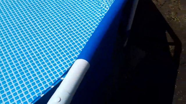 Каркасный бассейн сборка каркасного бассейна на даче INTEX смотреть онлайн