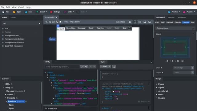intro bootstrapStudio смотреть онлайн