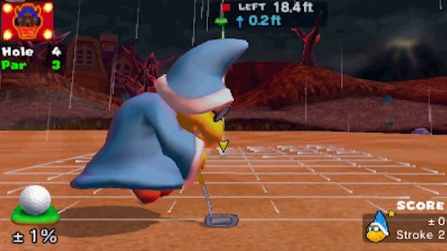 Mario Golf World Tour Walkthrough - Kamek Gameplay - Bowser's Castle (3DS) смотреть онлайн