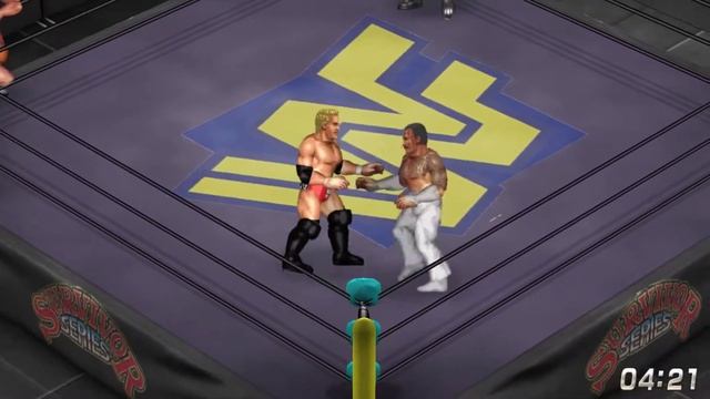 Fire Pro Wrestling World (PC) - 3-on-1 Handicap Elimination Tag Match смотреть онлайн