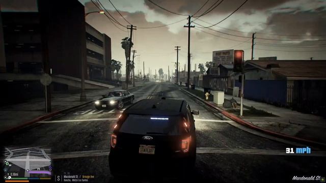 GTA 5 LSPDFR - Friday Night Street Patrol with Partners - Unmarked 2022 Ford Explorer Unit смотреть онлайн