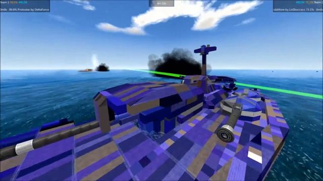 From The Depths Tournament Frigate Fracas E 17 Protostar vs LessIsMore смотреть онлайн