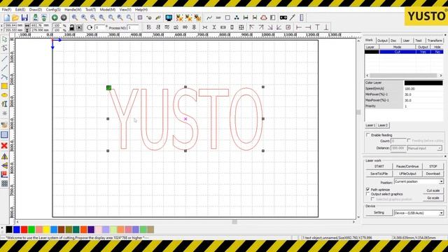 Начальные настройки RDWORKS (ruida) для лазерного станка