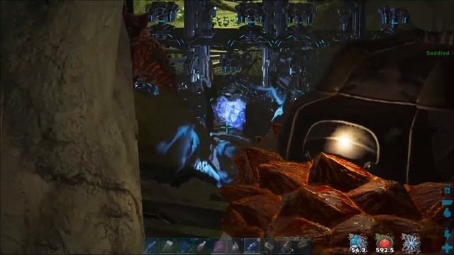 WIPING 2 ALPHA TRIBES IN 1 CAVE- Ark:Official Small Tribes Pvp смотреть онлайн