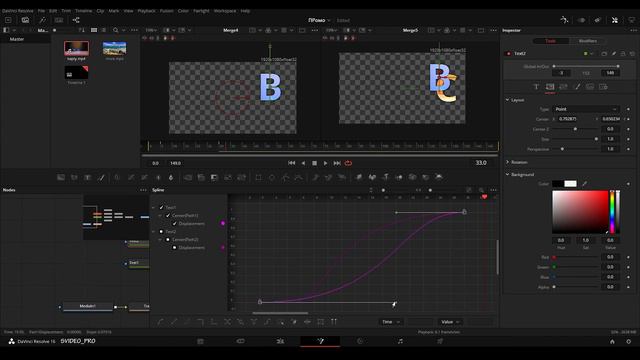 СОЗДАЕМ ИНТРО С ВИДЕО В ТЕКСТЕ в Davinci Resolve 16 | Интро во Fusion| смотреть онлайн
