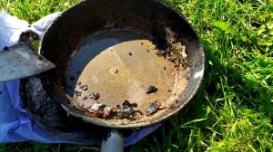 Как очистить сковородку от нагара.Реставрация советской сковороды.Restoration of a Soviet frying pa