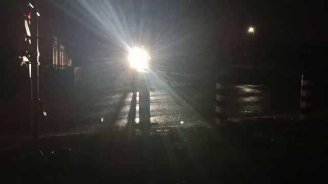 вечернее движение поездов на перегоне Бобруйск-березина. смотреть онлайн