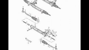 Рулевая рейка электрическая Ауди А5 8Т 8K1423055N, 8K1423105