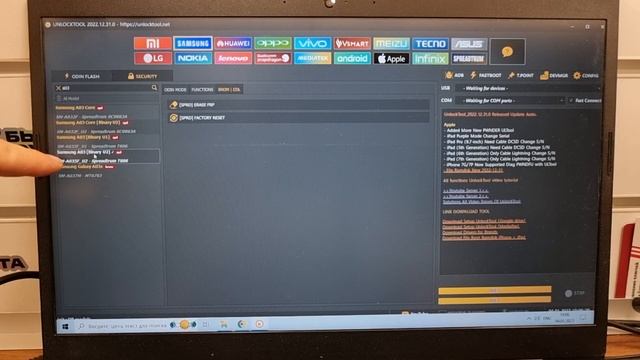 FRP Samsung Galaxy A03 Сброс Аккаунта Гугл . Samsung SM-A035F U2 (второй загрузчик) Unlocktool смотреть онлайн