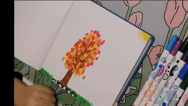 рисуем осеннее дерево смотреть онлайн