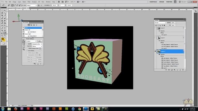 3D Rendering In Adobe Photoshop CS5 смотреть онлайн