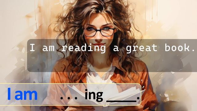 She is taking movie tickets | 005.1 | Present Continuous | English exercises for Beginners: Level 1 смотреть онлайн